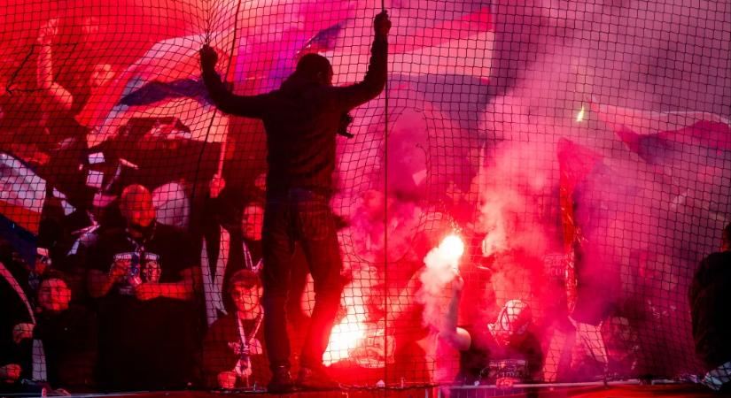 Összeverekedtek a PSG és az Arsenal szurkolói a Király utcában