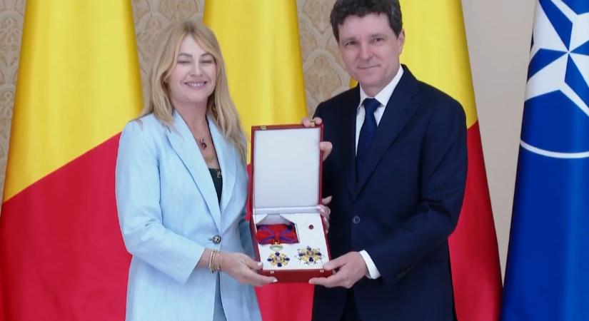 A Románia Csillaga érdemrend nagykeresztjével tüntették ki Nadia Comăneci-t (VIDEÓ)