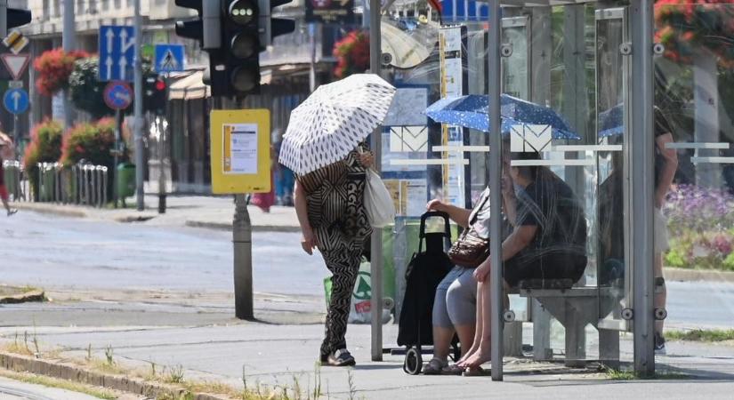 Megdőlt a fővárosi melegrekord szerdán