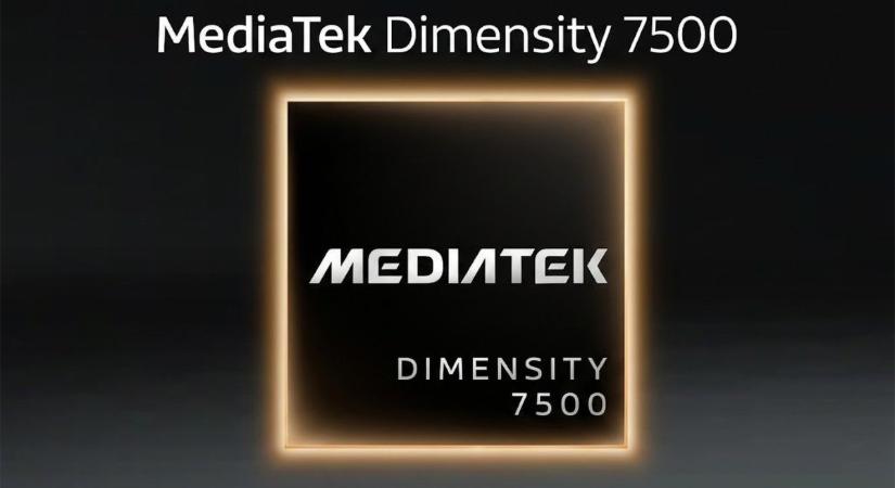 Hivatalos a MediaTek Dimensity 7500 lapkakészlet