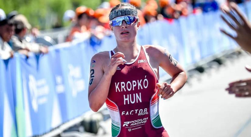 Triatlon vb-sorozat: Kropkó Márta tizedik lett Szardínián