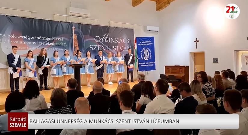 Ballagási ünnepség a Munkácsi Szent István Líceumban (videó)