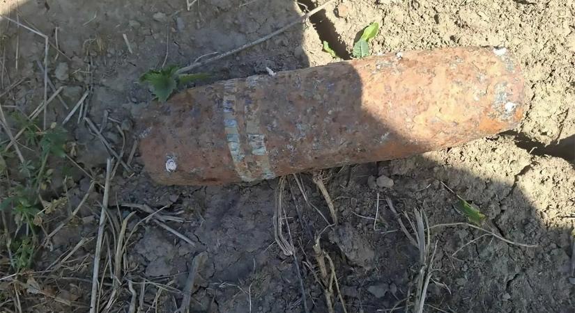 Második világháborús tüzérségi lövedéket találtak Kárpátalján