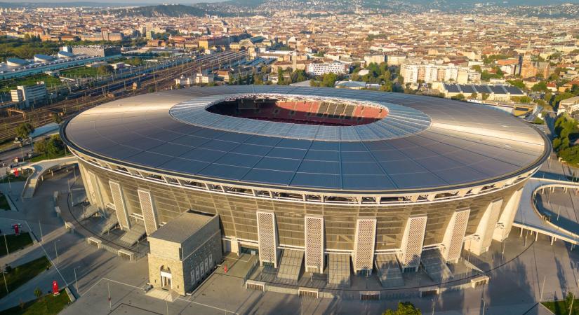 BL-döntő: gyülekezik a tömeg a Puskás Aréna előtt