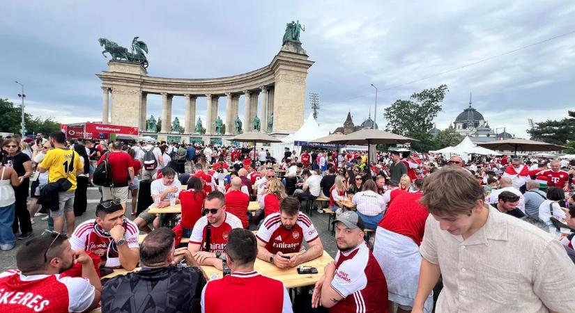 Megtelt a Hősök tere és a Városliget a BL-döntő előtt – galéria