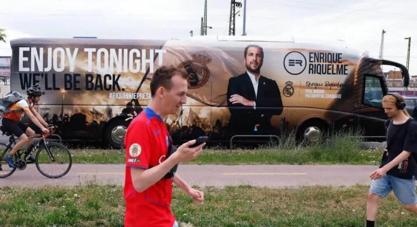 A BL-döntő előtt Budapesten kampányolt a Real Madrid elnökjelöltje