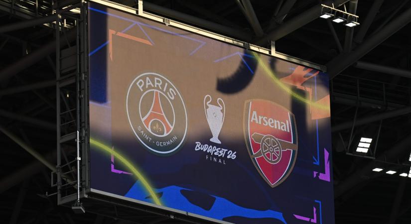 Bajnokok Ligája-döntő: PSG-Arsenal 0-0 - élő eredménykövetés