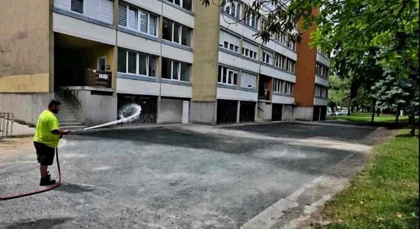 Azbeszt: holnaptól használhatók ezek a szombathelyi parkolók