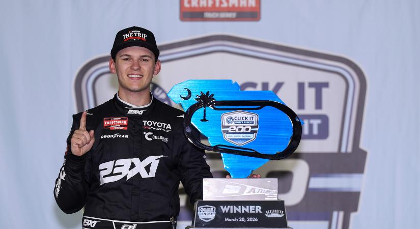 NASCAR: Corey Heim 2027-től a 23XI Racing teljes szezonos Cup-pilótája lesz