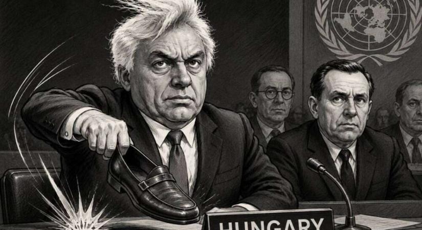 Orbán mint ENSZ alkalmazott, ez még viccnek is rossz