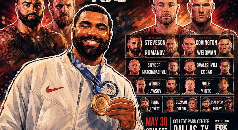 RAF 09 esélylatolgató: Dvalishvili, Covington és Gable Steveson is szőnyegre lép!