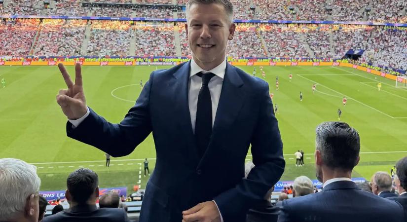 Magyar Péter és Szabó Ilona együtt nézte a Puskás Arénában a BL-döntőn