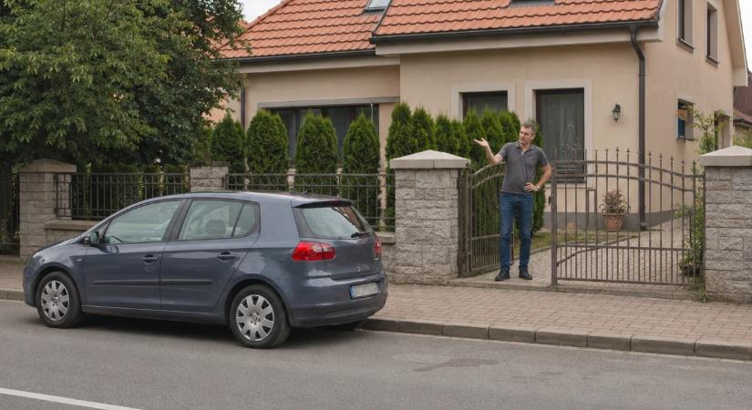 Tilos más háza elé parkolni? A jogszabály szigorú lett!