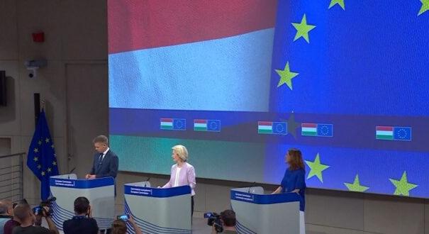 Ursula von der Leyen: Magyarország számára összesen 16,4 milliárd eurót szabadíthatunk fel