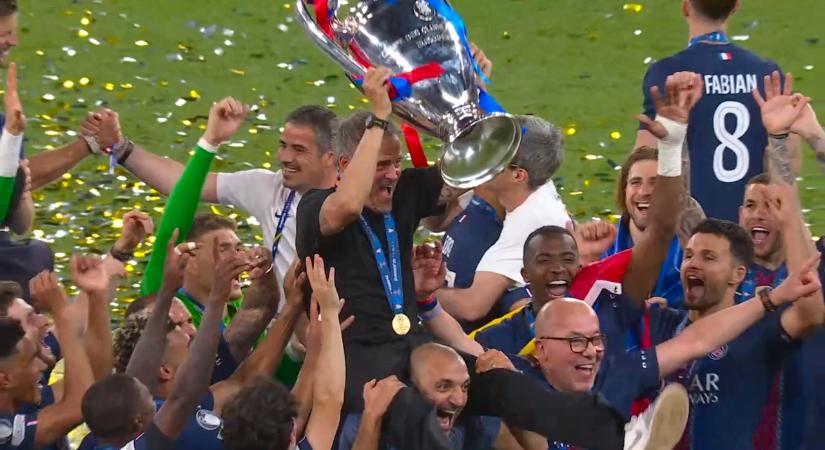 Luis Enrique újabb történelmi sikere: ismét a PSG nyerte a Bajnokok Ligáját