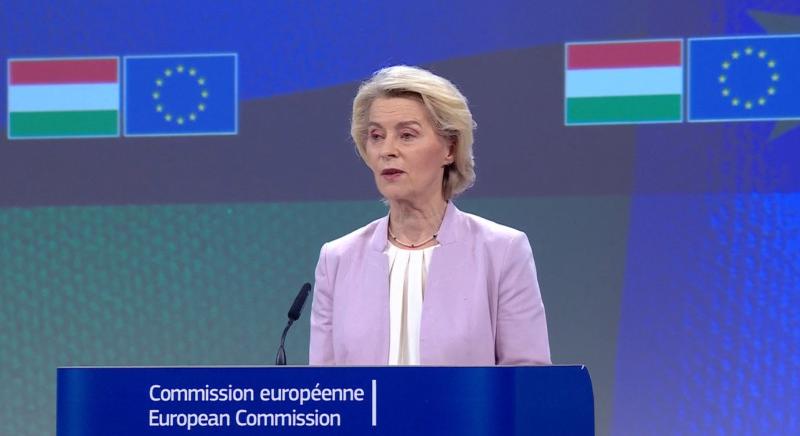 Ursula von der Leyen: „Ön, kedves Péter, erőteljes üzeneteket küld a világnak”