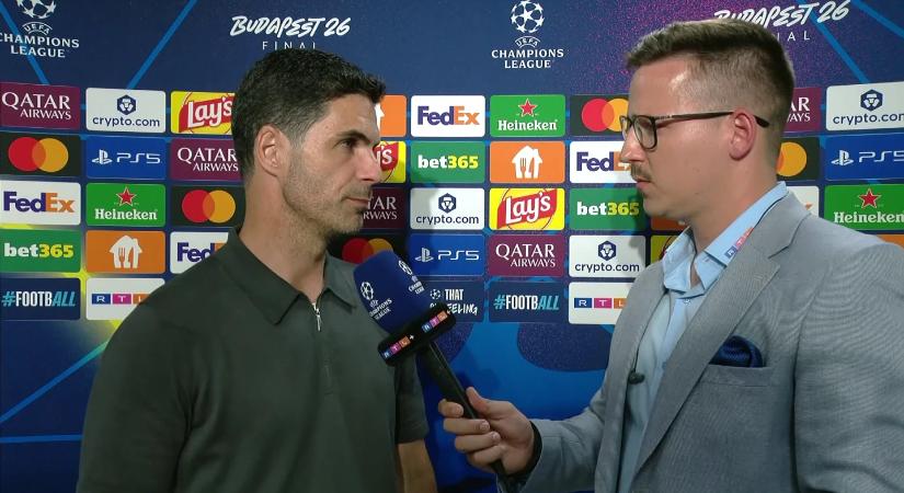 Sok mindenen keresztülmentünk, amiről csak mi tudunk – az Arsenal edzője az RTL-nek