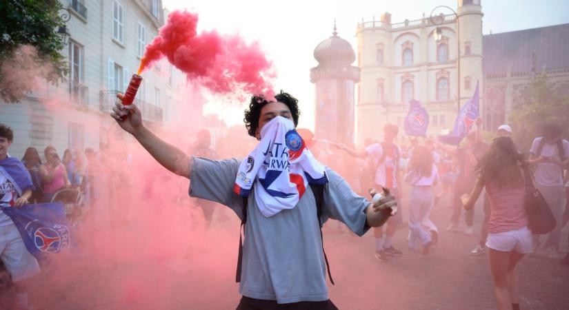 Több száz szurkolót állítottak elő a PSG budapesti győzelme után