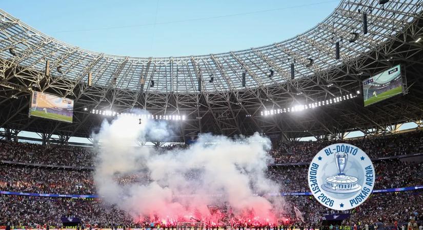 Videón a PSG játékosainak öltözői ünneplése a Puskás Arénában