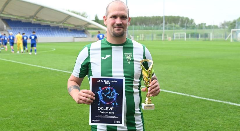Bombagóllal ünnepelte díját az év férfi sportolója