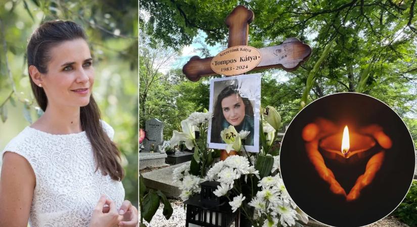 Ma két éve hunyt el Tompos Kátya: szívfacsaró, mit tettek a sírjára
