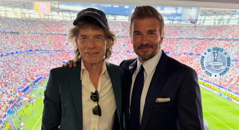 David Beckham is illusztris társaságból figyelte a BL-döntőt