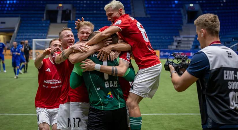 Szétlövés után negyeddöntős a magyar válogatott a minifutball Európa-bajnokságon