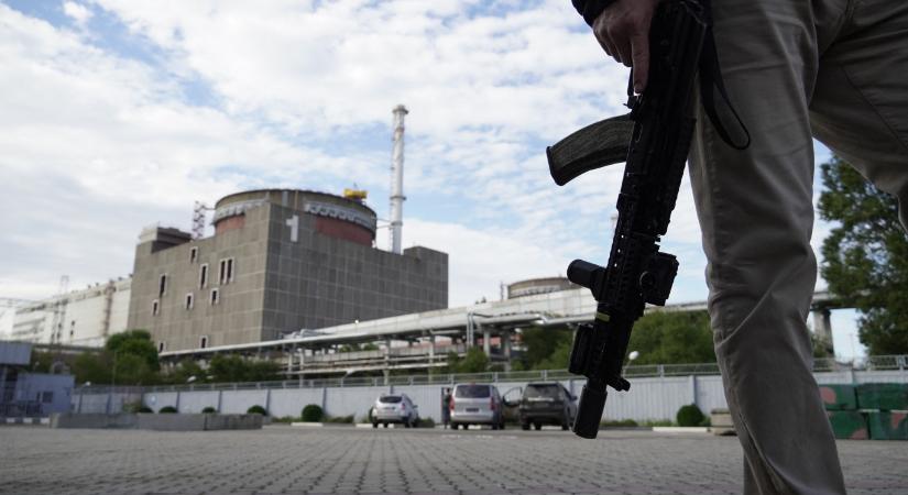 Drón csapódott a zaporizzsjai atomerőműbe