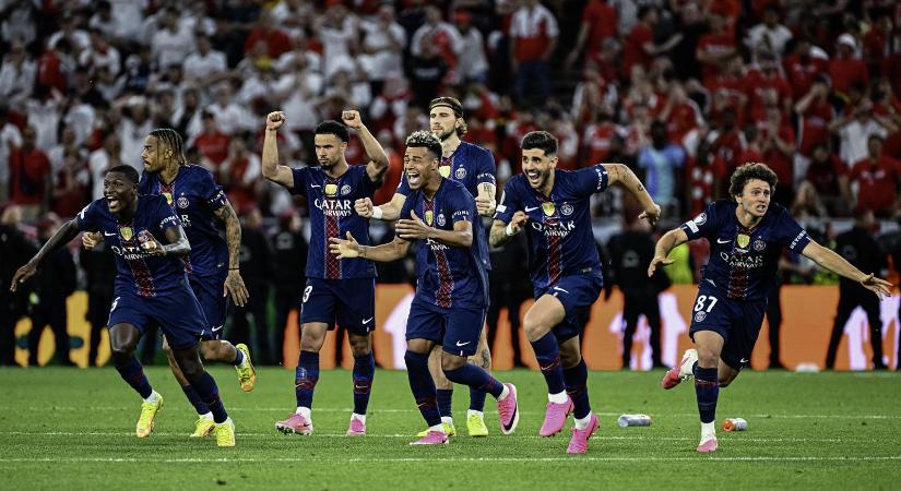 A BL-győzelem után üzenetet hagytak Budapestnek a PSG játékosai a Puskás Aréna öltözőben