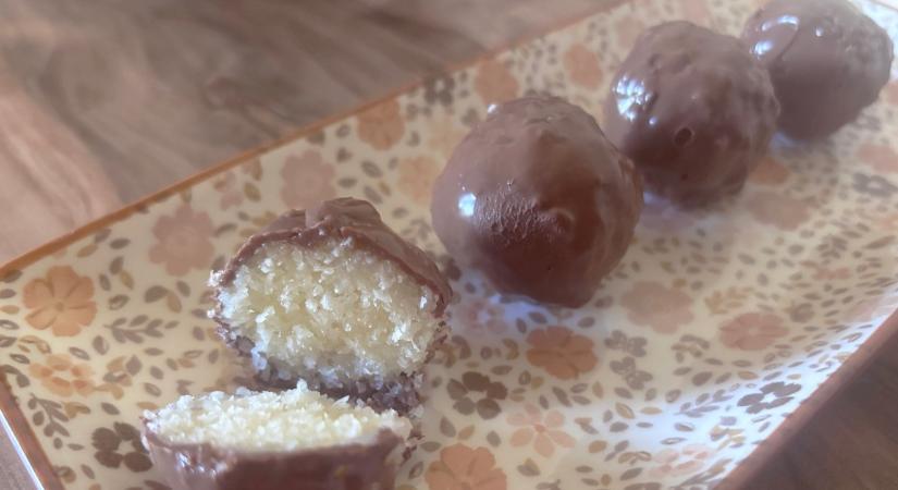 Ne vedd meg a boltban! A tökéletes házi Bounty golyó titka mindössze 5 hozzávaló