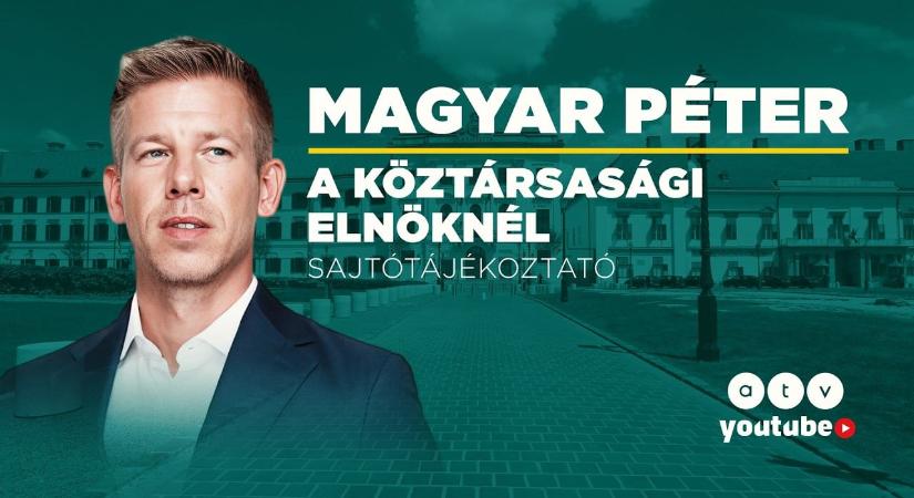 Magyar Péter meglátogatta Sulyok Tamást – nézze itt a nagy bejelentést