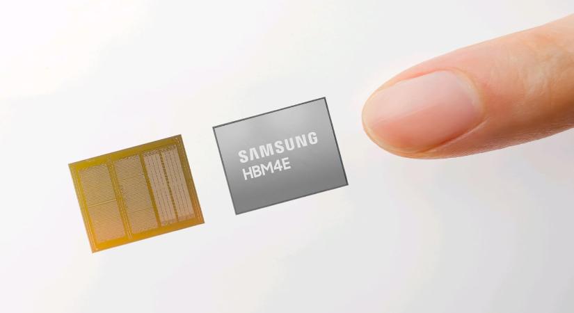 A Samsung első iparági szereplőként kezdte meg a HBM4E mintapéldányok szállítását