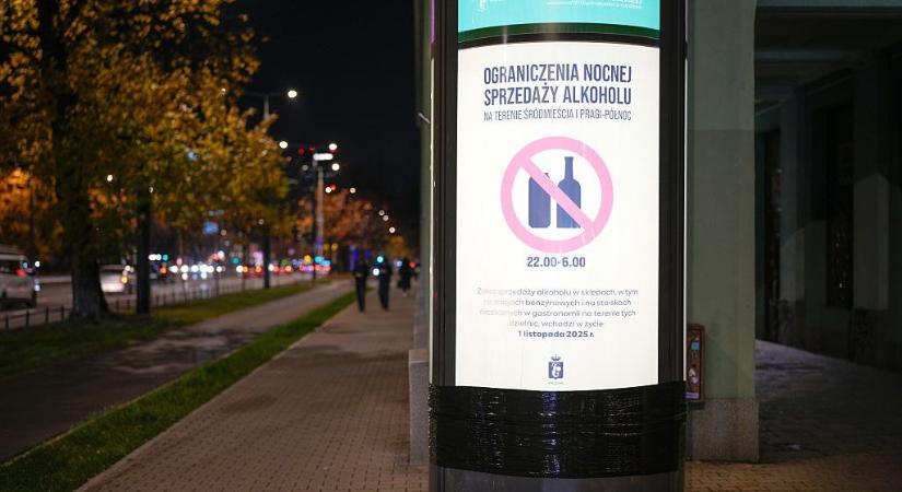 Varsóban éjszakai szesztilalom jön