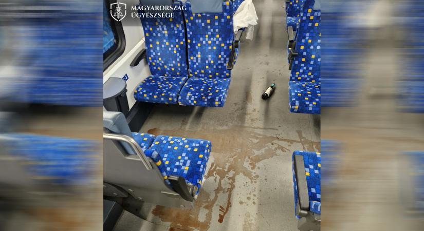 Arcon ütötte és a vonat ajtajának lökte a kalauznőt az Esztergomba tartó vonaton