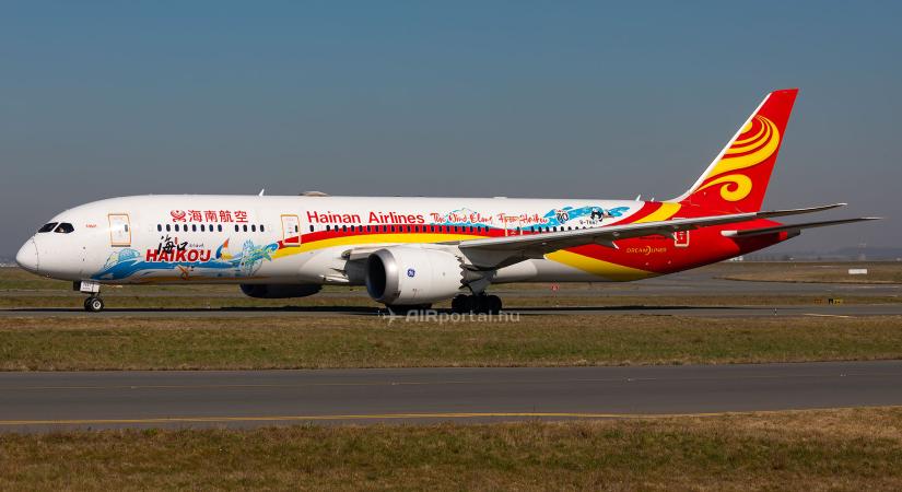 Budapesti útvonalán is ritkítja járatait a Hainan Airlines