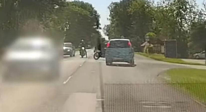 Videón a csongrádi motorosbaleset, hihetetlen, ami kiderült!
