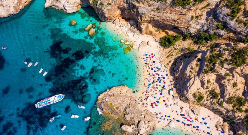 A világ legcsodálatosabb strandja Olaszországban van – de megközelíteni szinte lehetetlen