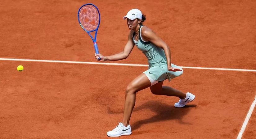 A nyolcaddöntőben búcsúzott a 19. kiemelt Madison Keys a Roland Garroson