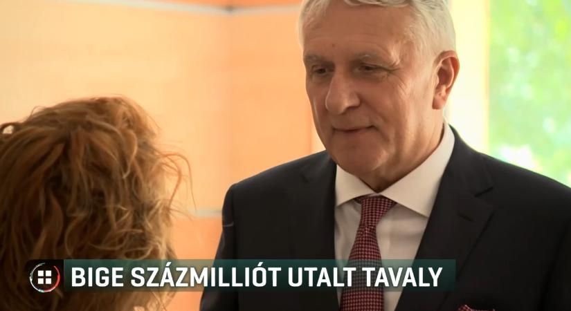 Bige László 100 milliót utalt tavaly a Tiszának