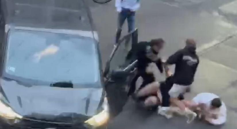 Rátámadtak egy sofőrre egy baleset után a VI. kerületben, a rendőrség három embert előállított