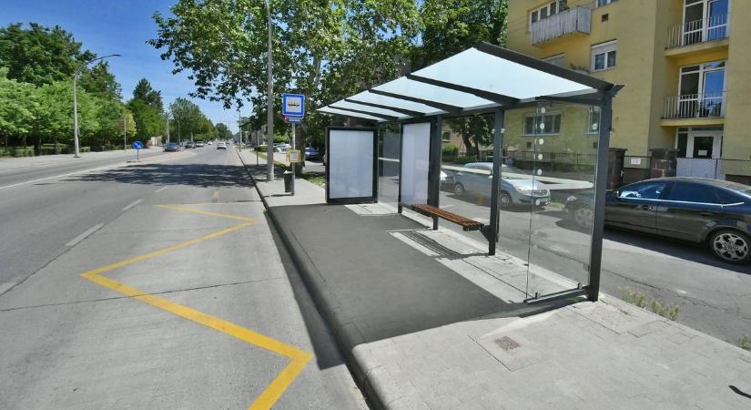 Új buszmegállókat építenek Székesfehérváron