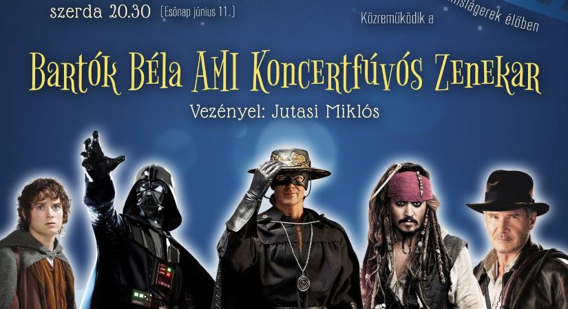 Szabadtéri filmzene koncert Budakalászon