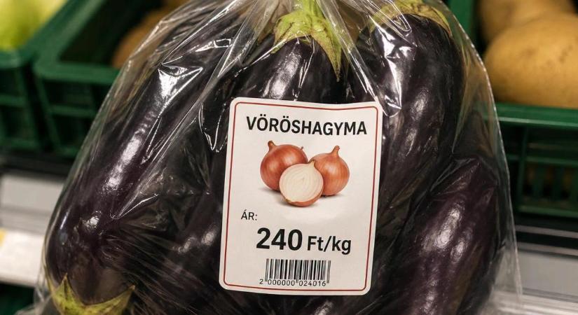 Nem minden hagyma, ami lila: lebukott a trükkös vásárló a debreceni áruházban