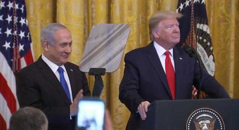 Heves telefonbeszélgetés Trump és Netanjahu között