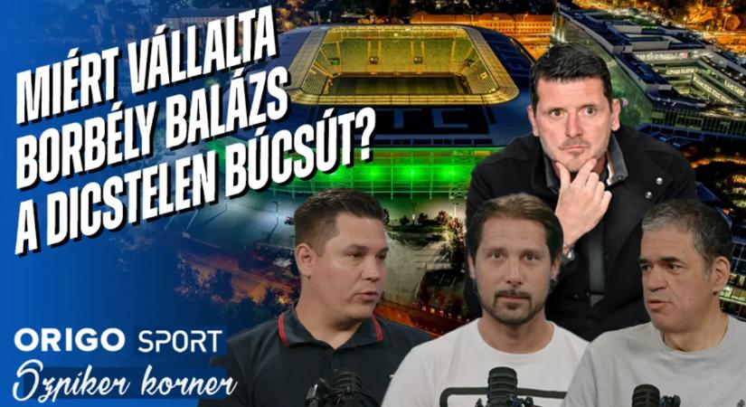 Mi a közös Borbély Balázsban és az Arsenalban? A Szpíker Kornerben kiderül!