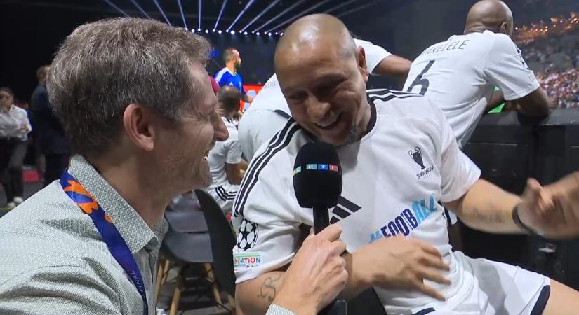 Roberto Carlos az RTL-nek: A Zidane-nak adott beadásom tökéletes volt a 2002-es BL-döntőben