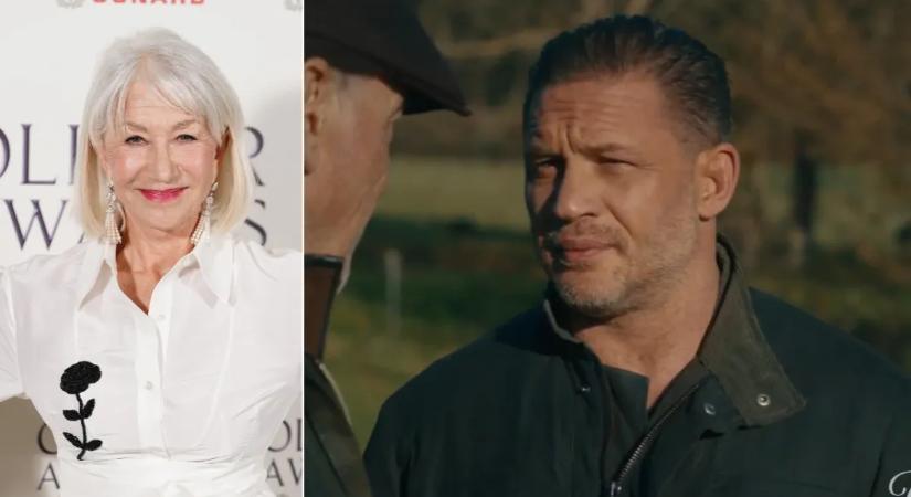 "Szeretlek most és mindörökké" – Mégsem rúgják ki Tom Hardy-t? Helen Mirren megszólalt a Gengsztervilág-balhéról