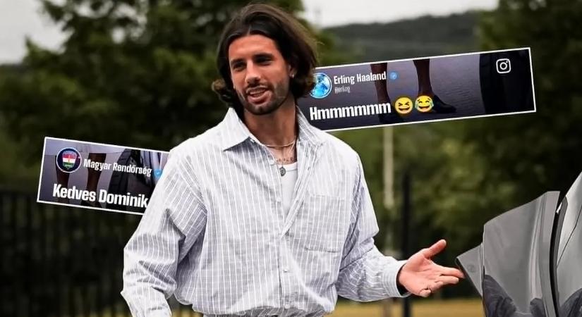 Haaland, Ekitiké és még a rendőrség is reagált Szoboszlai ruhájára – KÉP