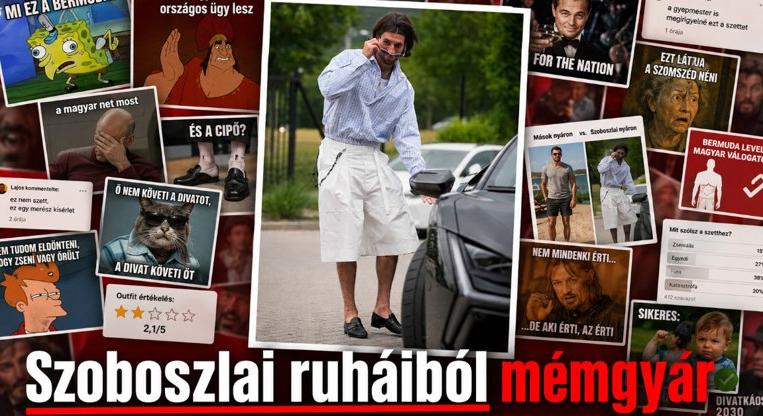Mi ez a sok mém a bermudáról és a bebújós cipőről? Szoboszlai szettje újabb remek példa a mémkultúra működésére