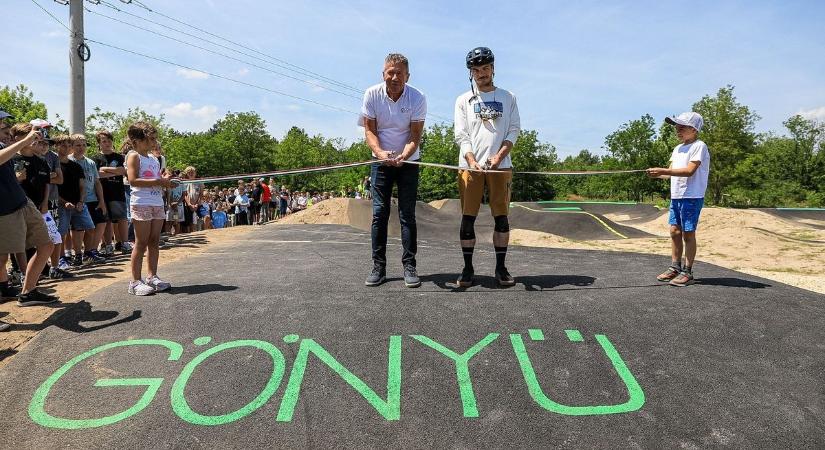 Extrém pumpapálya épült a fiatalokért Gönyűn - Videón és fotókon mutatjuk az elképesztő ugratásokat